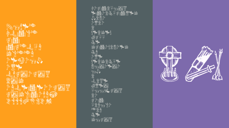 Religious Symbols Font