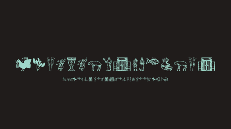 Religious Symbols Font