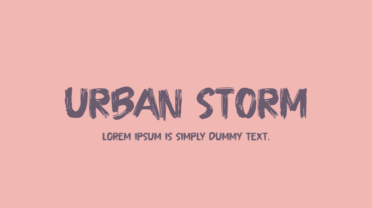 Urban Storm Font