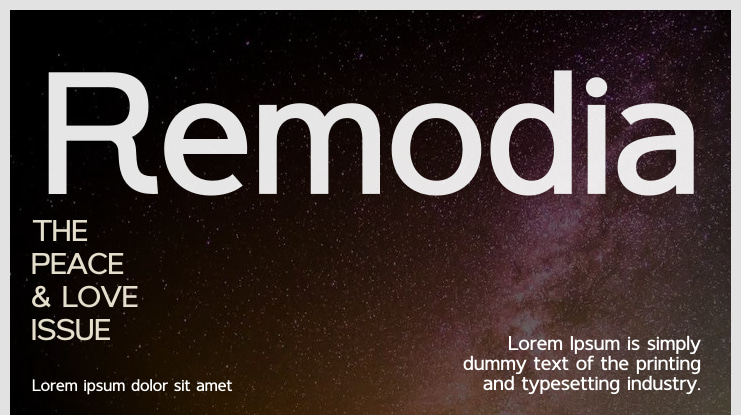 Remodia Font