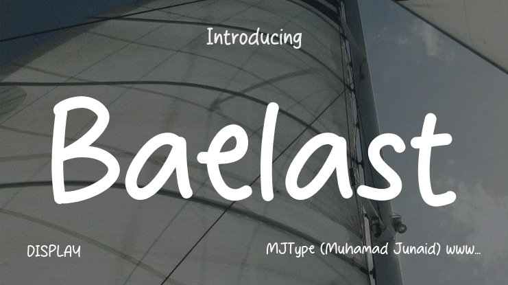 Baelast Font