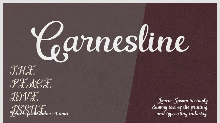 Garnesline Font