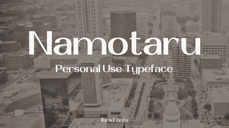 Namotaru Personal Use Font