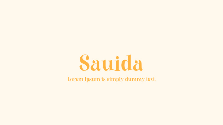 Sauida Font