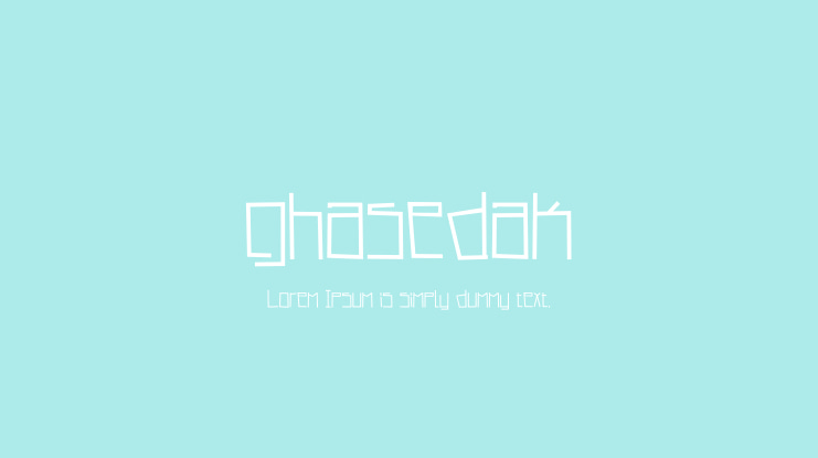 ghasedak Font Family