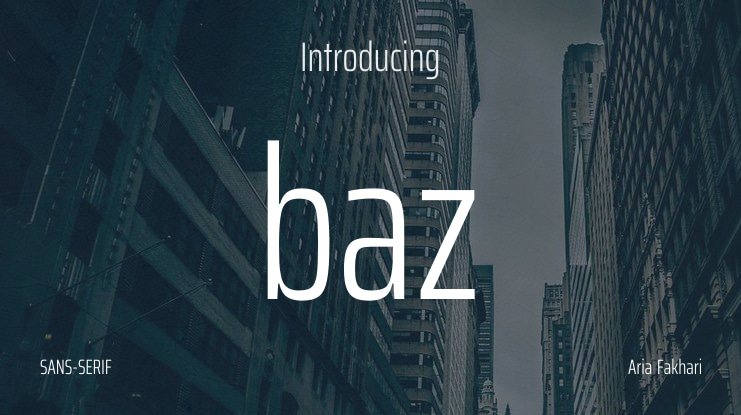 baz Font Family