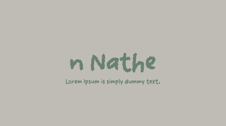 n Nathe Font