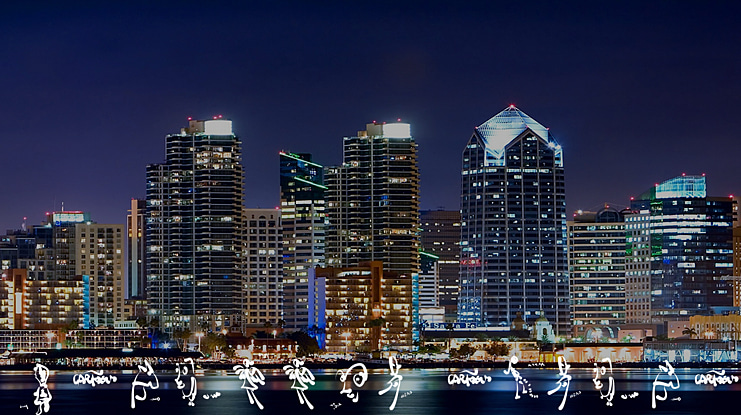 Cartoons Abstract Font