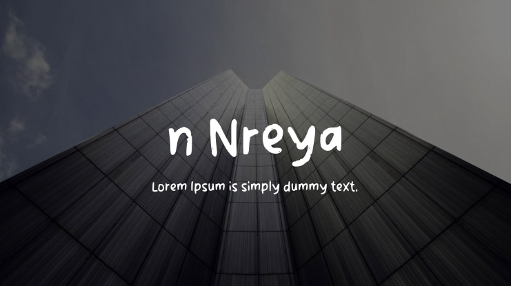 n Nreya Font