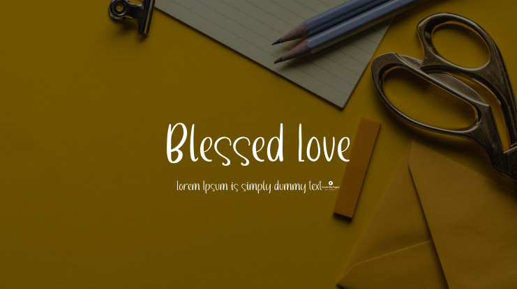 Blessed Love Font