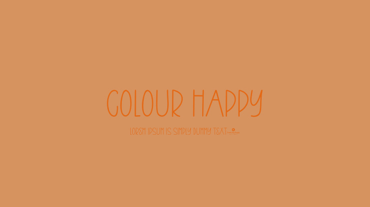 Colour Happy Font