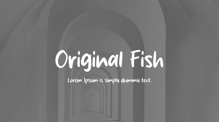Original Fish Font