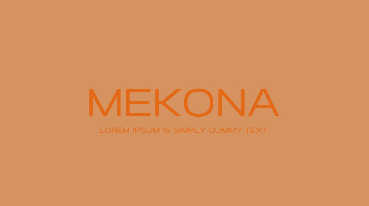 Mekona Font