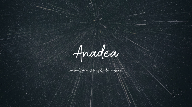 Anadea Font