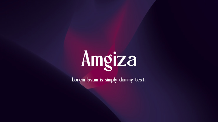 Amgiza Font