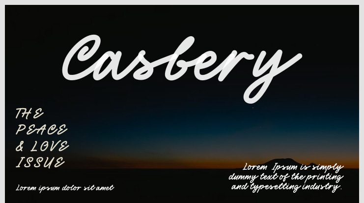 Casbery Font