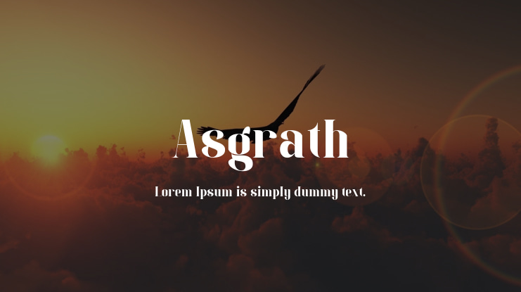 Asgrath Font