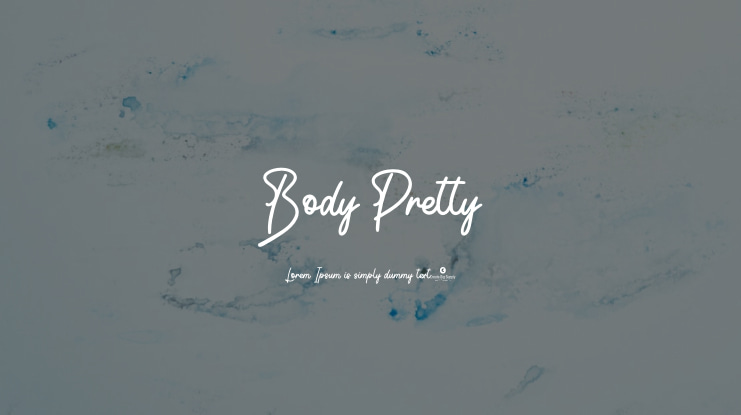 Body Pretty Font