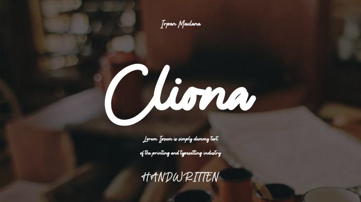 Cliona Font