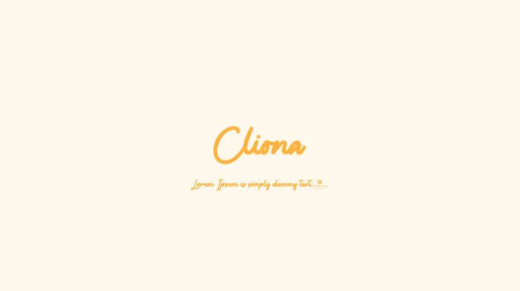 Cliona Font