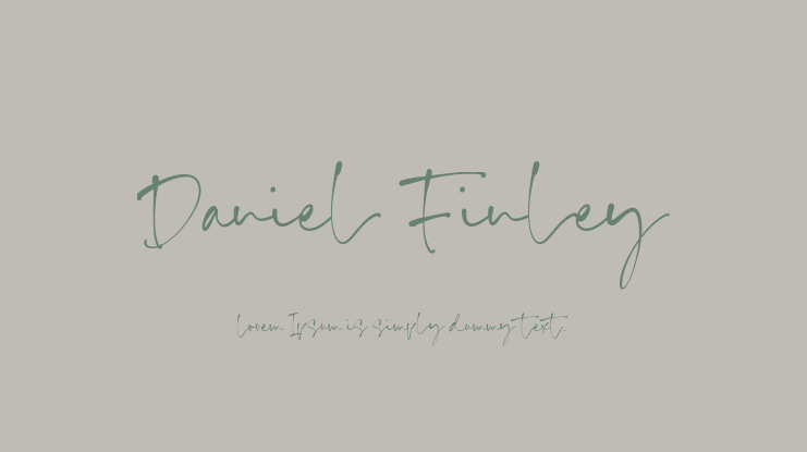 Daniel Finley Font