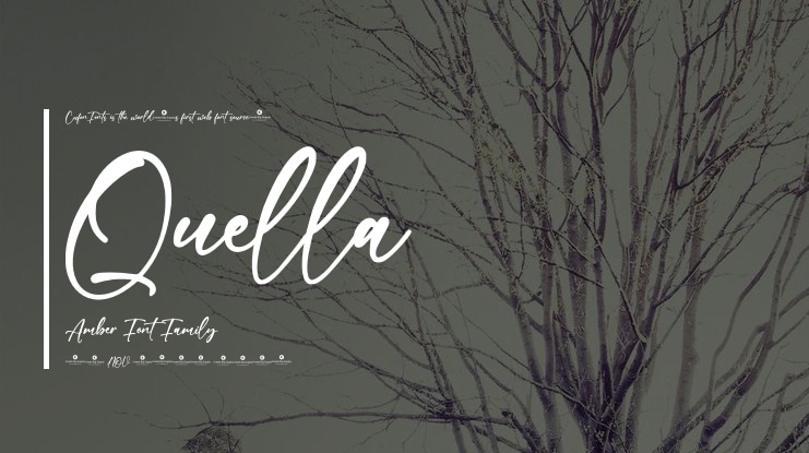 Quella Amber Font