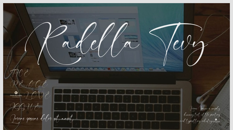 Radella Tevy Font