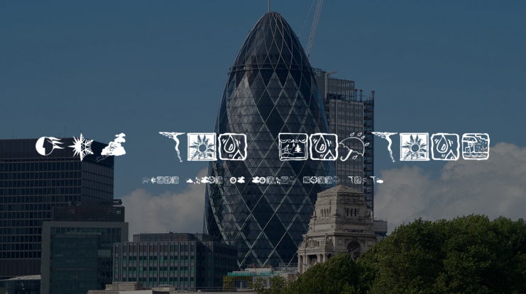 Now the Weather Font