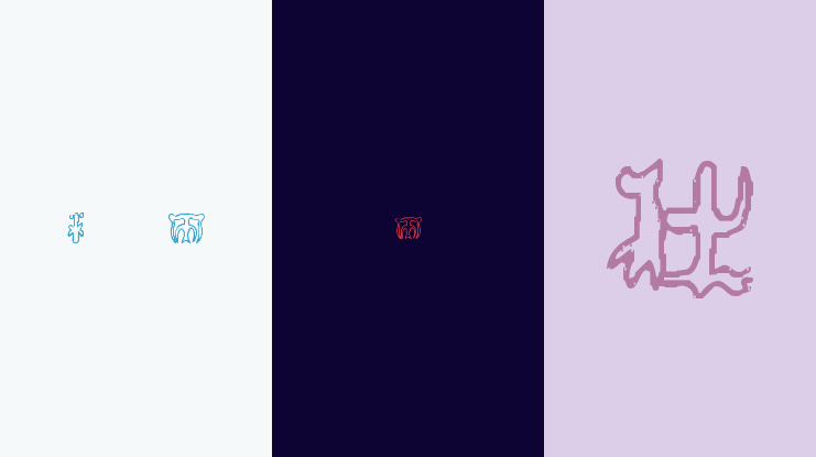 RongoRongo Glyphs Font