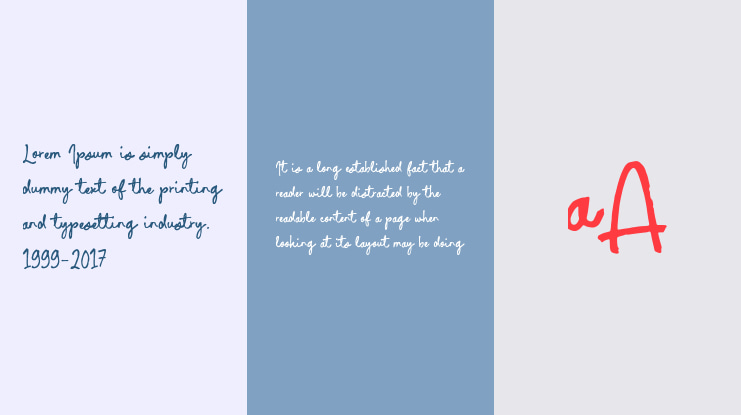 Turquoise Kimono Font