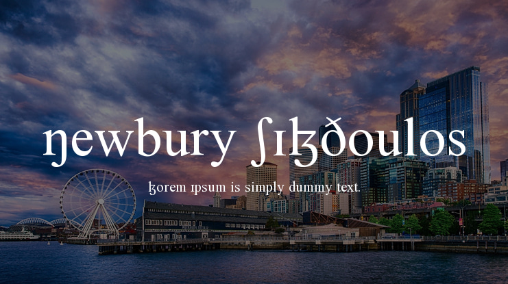 Newbury SILDoulos Font