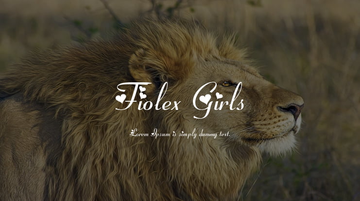 Fiolex Girls Font