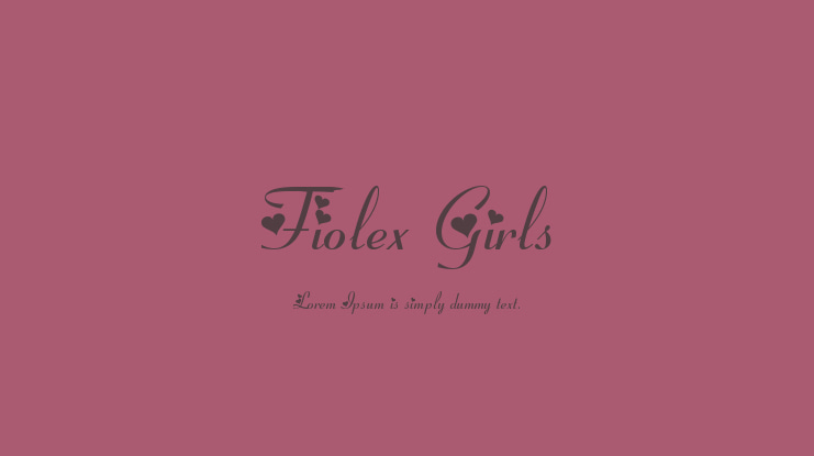Fiolex Girls Font