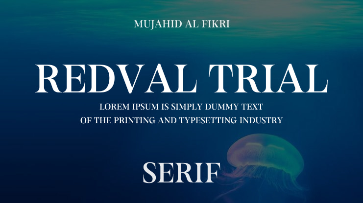Redval Trial Font