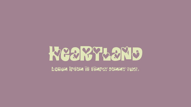 Heartland Font