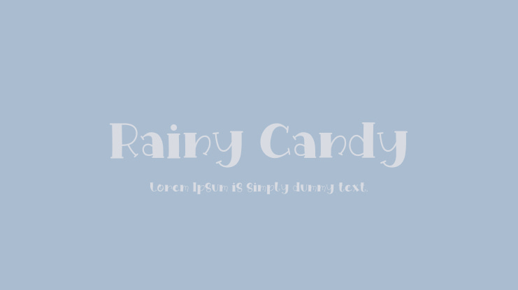 Rainy Candy Font