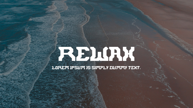 REWAX Font