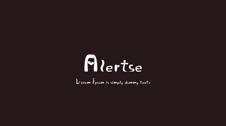 Alertse Font