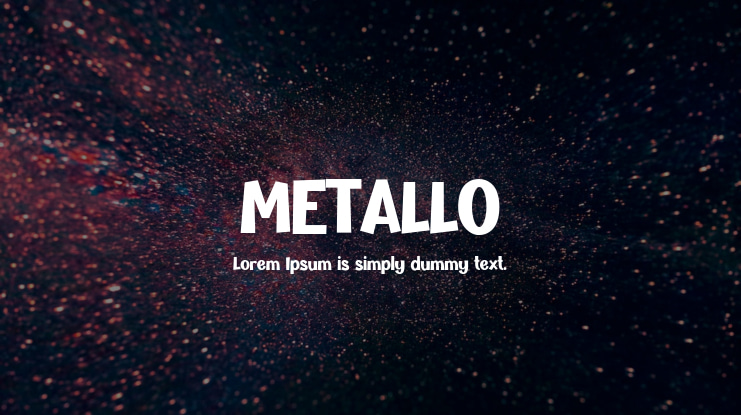 METALLO Font