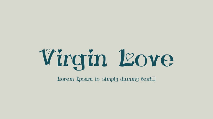 Virgin Love Font
