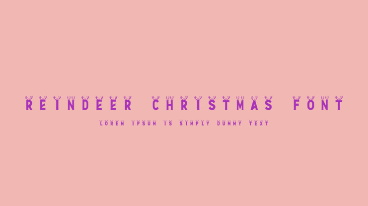 reindeer-christmas-font
