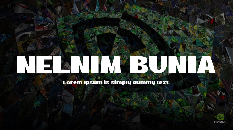 NELNIM BUNIA Font