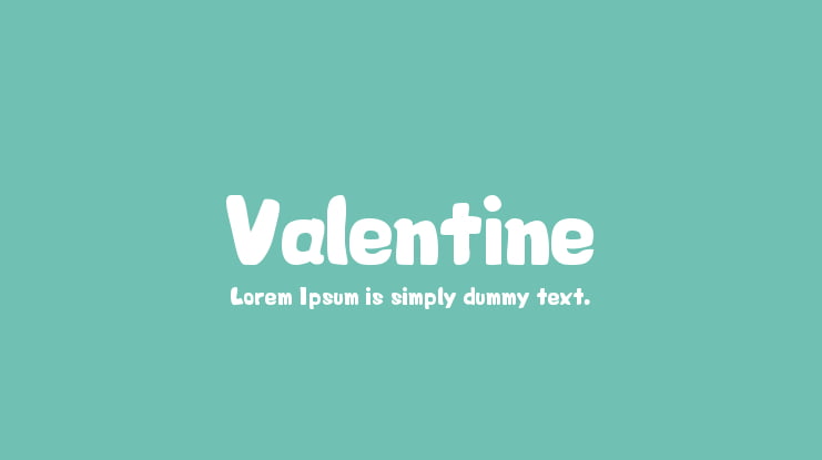 Valentine Font Family