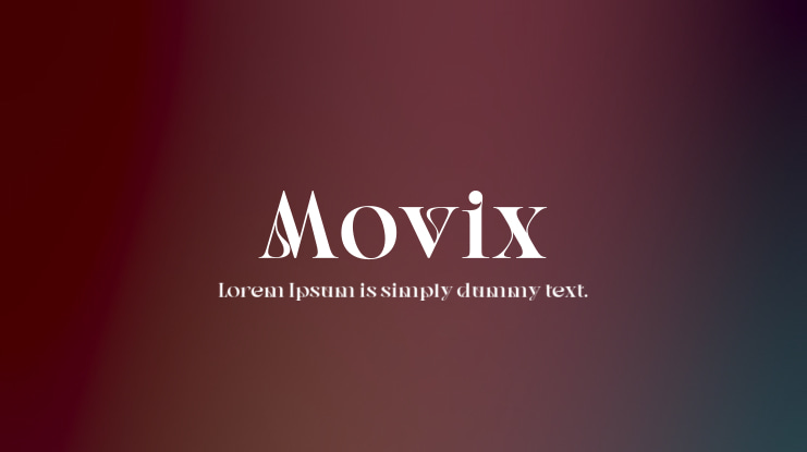 Movix Font