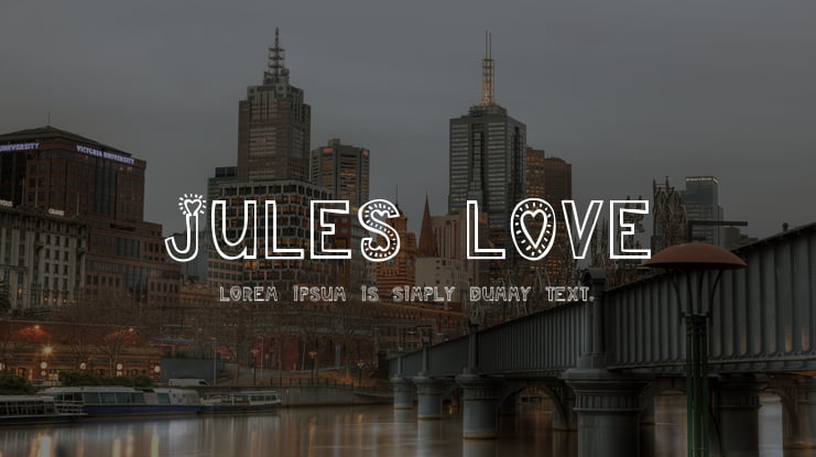 Jules Love Font