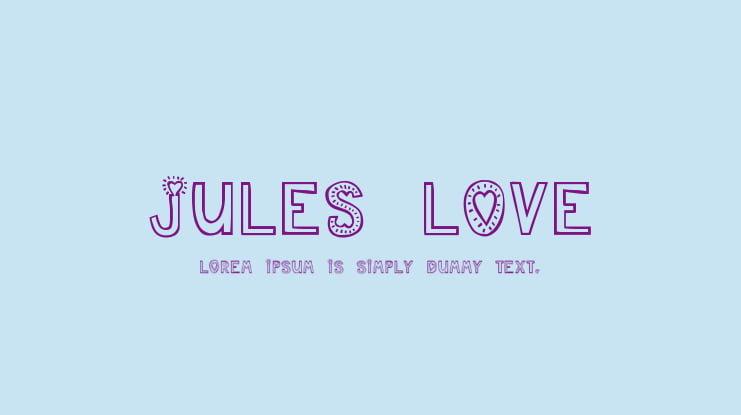 Jules Love Font