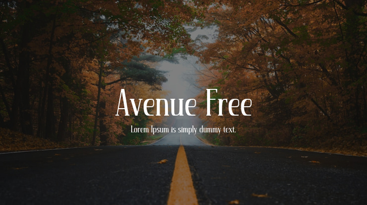 Avenue Free Font