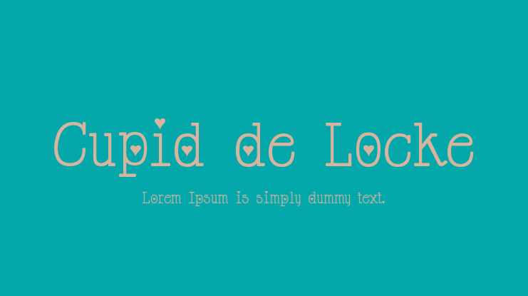 Cupid de Locke Font