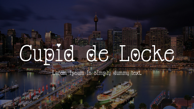 Cupid de Locke Font
