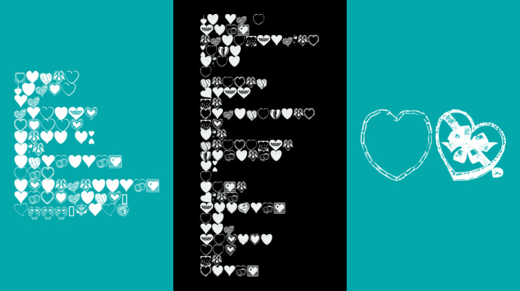 Hearts Galore Font